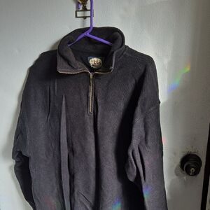 Tommy Bahama Men's Charcoal Zip-Up Sweater